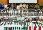 203 Weapons Seized in Massive Manipur Crackdown Across Hill Districts