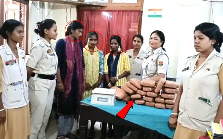Three Women Caught Trafficking Over 15 kg of Marijuana in Teliamura