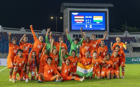 India Qualifies for AFC Women’s Asian Cup 2026 With Historic Win Over Thailand