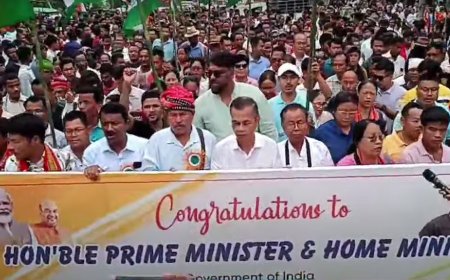 Agartala Mega Rally Erupts Over State Government's Silence on Illegal Immigrants — MLA Ranjit Debbarma Demands Immediate Action