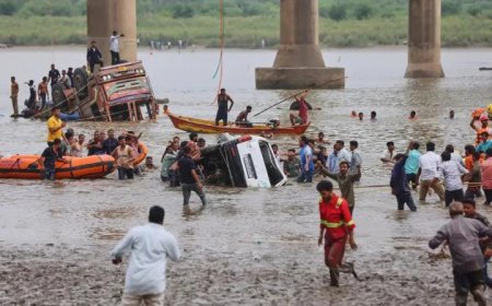 Bridge Collapse in Gujarat: 13 Feared Dead, Rescue Operations Ongoing