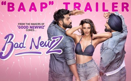 "Bad Newz": Vicky Kaushal, Triptii Dimri & Ammy Virk Star in Romantic Comedy with a Rare Pregnancy Twist