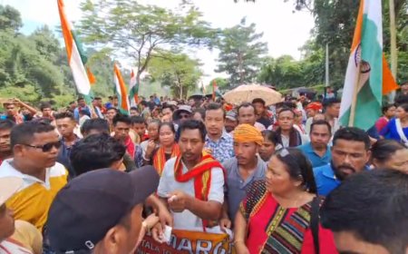 A Leader’s Promise, A People’s Prayer: David Murasing Crosses Churaibari for Tripuri's Cause