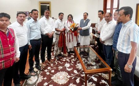TIPRA Motha Delegation Meets BJP President J.P. Nadda in Delhi, Urges Implementation of TIPRASA Accord and Electoral Roll Revision