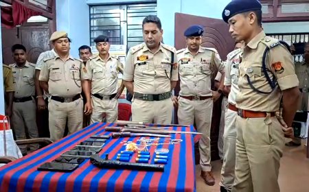North Tripura Police Crack Ichai Lalchhara Robbery Case; Eight Arrested So Far, Arms and Stolen Goods Seized