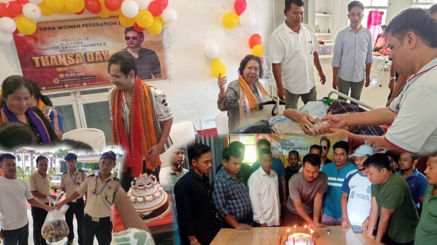 Tripura Celebrates Bubagra Pradyot Bikram Manikya's 46th Birthday with Joy and Gratitude