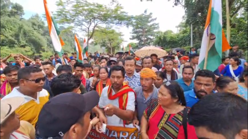 A Leader’s Promise, A People’s Prayer: David Murasing Crosses Churaibari for Tripuri's Cause