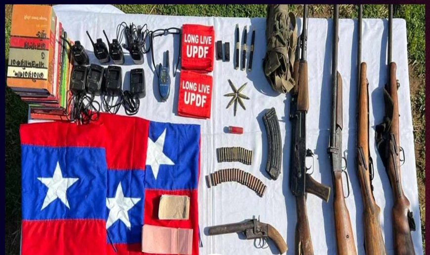Army Raids UPDF Hideout in Rangamati Hills; Gunfire Exchanged, Weapons Recovered