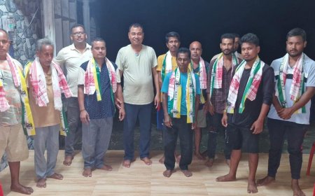 10 BPF Workers Join UPPL in Shuklai Sherfang Constituency, Strengthening Party Ahead of Polls