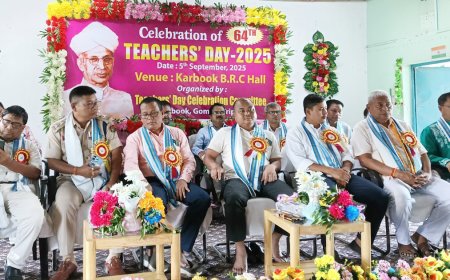 64th Teachers’ Day Celebrated at Karbook BRC Hall