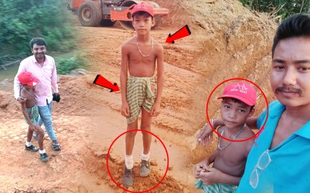 Class 4 Boy in Karbook Survives With Only One Uniform, Covers Himself With a Towel After School