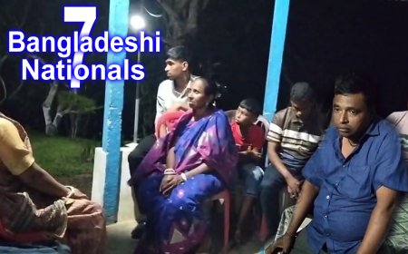 Seven Bangladeshi Nationals Held in Khowai Border Area