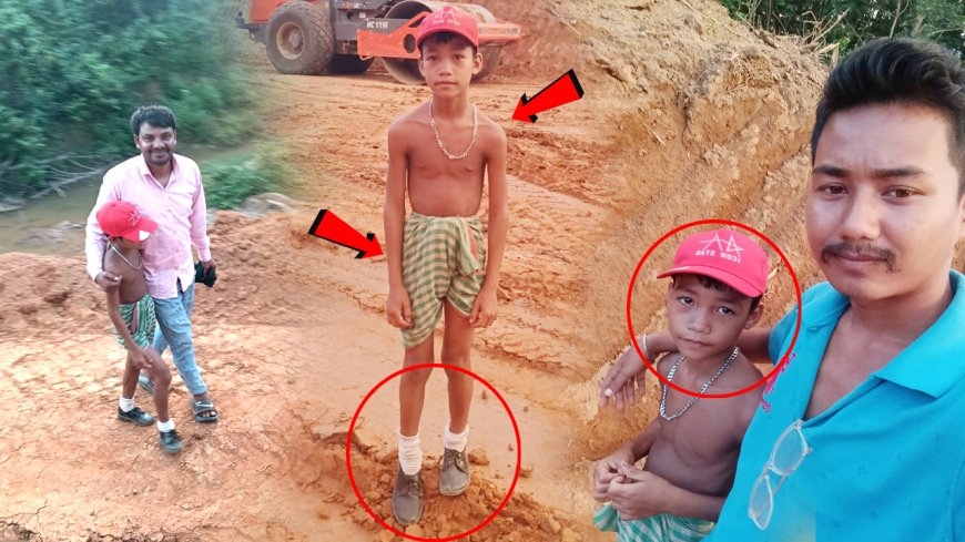 Class 4 Boy in Karbook Survives With Only One Uniform, Covers Himself With a Towel After School