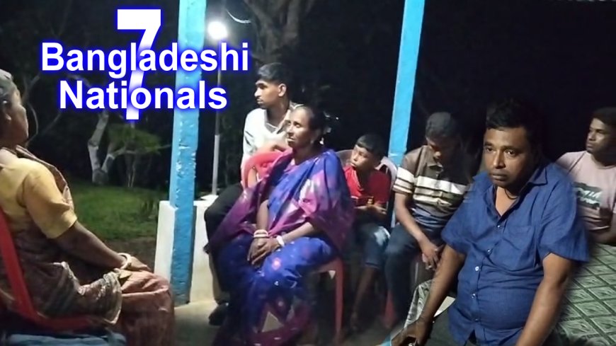 Seven Bangladeshi Nationals Held in Khowai Border Area