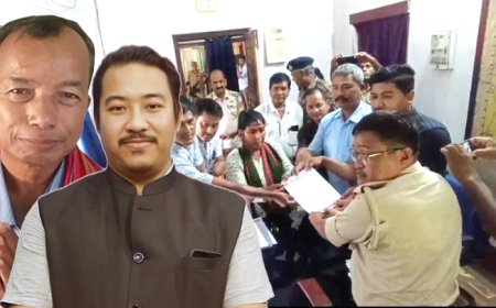 Tension in Hezamara: TIPRA Motha Protests Arrest of Party Workers, Demands Fair Investigation
