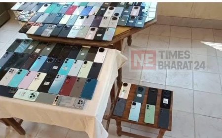 Unclaimed Mobile Phones Worth ₹30 Lakh Seized Near India–Bangladesh Border in Sonamura