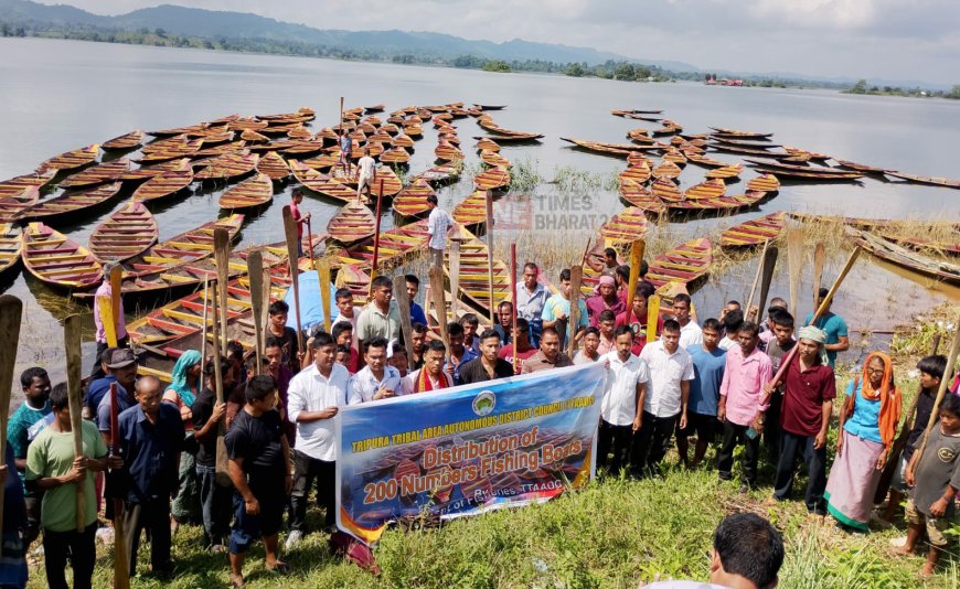 TTAADC Distributes 200 Fishing Boats to Boost Livelihoods at Dumboor