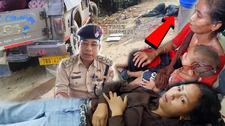 Tragic Accident on Karbook–Silachari Road: 2 Dead, 3 Injured; Karbook Fire Brigade Rushes Victims to Silachari Hospital