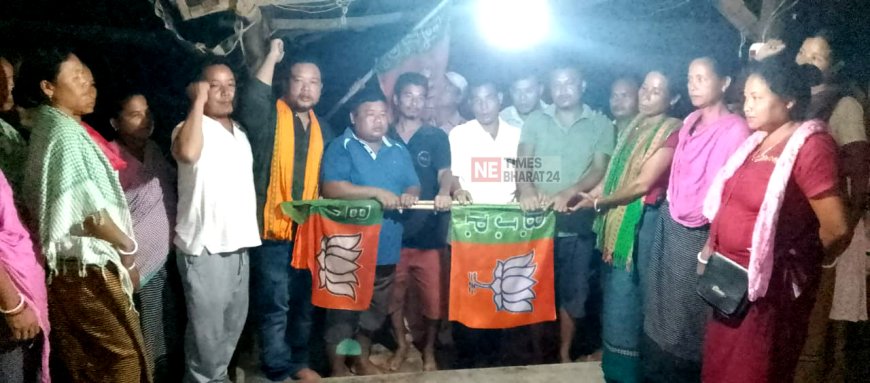 Tipra Motha Weakens in Karbook as 6 Families with 22 Voters Join BJP