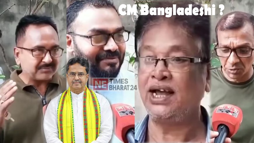 Viral Video Claims Tripura CM Dr. Manik Saha is Bangladeshi — Political Storm Erupts in Tripura!
