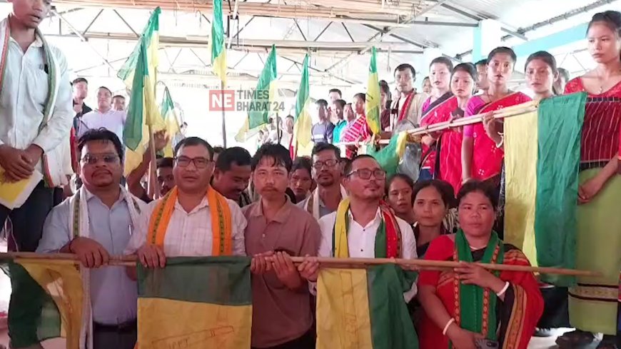 IPFT Holds ‘Tripraland Awareness and Joining Programme’ at Ganganagar — 283 New Members Join the Party