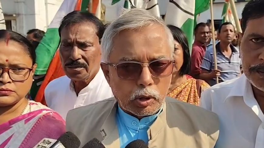 Congress, INTUC Stage Nationwide Protest Against New Labour Codes; Agartala Joins Demonstrations