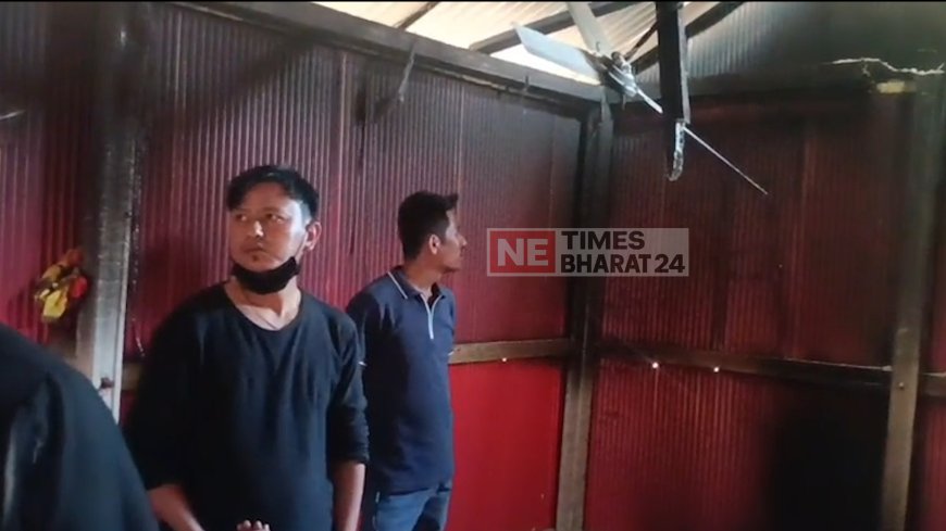 Tipra Motha Alleges Arson at Party Office; Leader Bishal Visits Karbook Unit, Assures Support