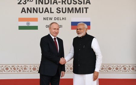 President Vladimir Putin Arrives in New Delhi for Key Two-Day India–Russia Summit
