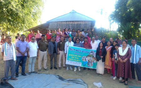 Agartala Young’s Corner Club Organises Winter Relief and Education Support for Tiprasa Children in Karbook