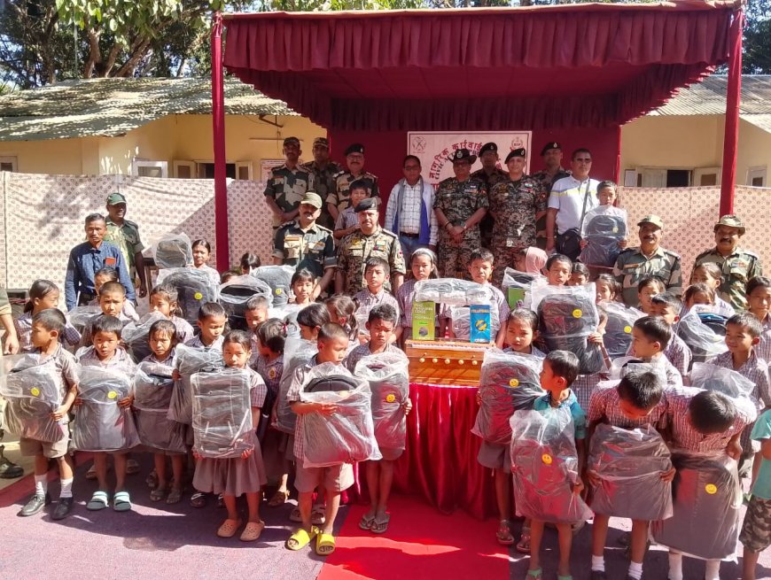 BSF 169 Battalion Organises Civic Action Programme & Free Medical Camp at Jalaya