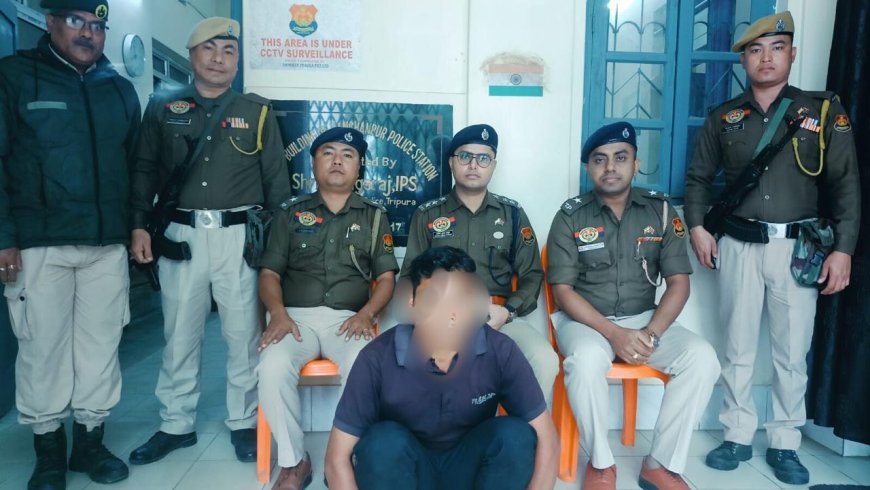 North Tripura Police Arrest Another Active TUNF Militant from Mizoram