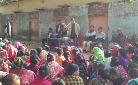 Karbook Mandal Distributes Rignai at Pati Chari Village Council