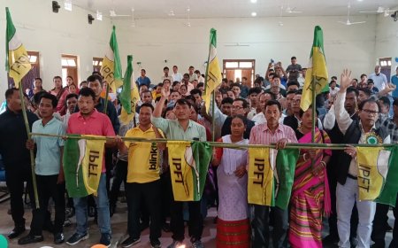 27 Families Join Indigenous People's Front of Tripura at Ashrambari Joining Programme