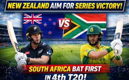 New Zealand Aim for Series Victory as South Africa Bat First in 4th T20I
