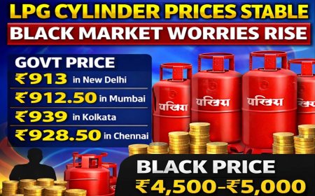 LPG Cylinder Prices Stable in India; Black Market Concerns Rise