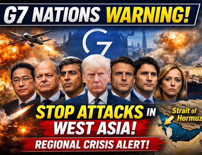 G7 Countries Condemn Attacks on Civilians and Infrastructure in West Asia