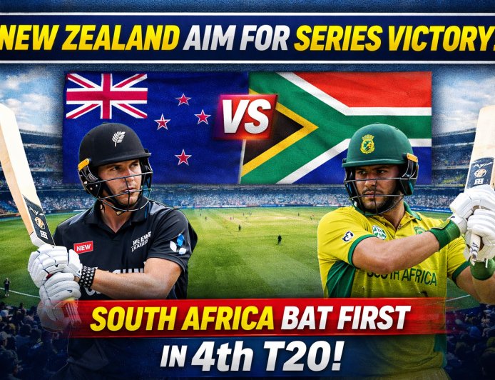 New Zealand Aim for Series Victory as South Africa Bat First in 4th T20I
