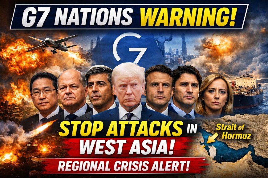 G7 Countries Condemn Attacks on Civilians and Infrastructure in West Asia