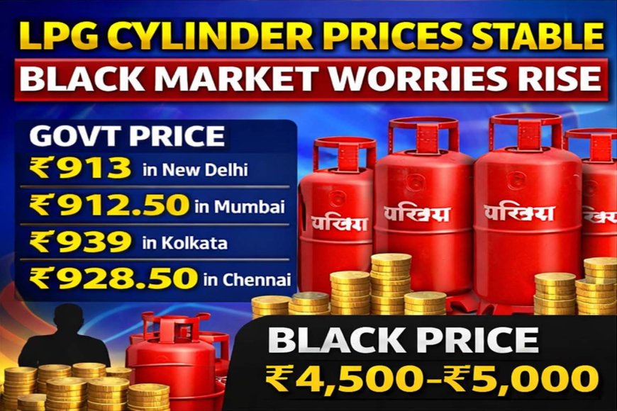 LPG Cylinder Prices Stable in India; Black Market Concerns Rise