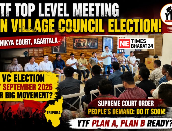 Political Heat Rises in Tripura: YTF's High-Level Meeting Signals Major Move Over Delayed Village Council Elections
