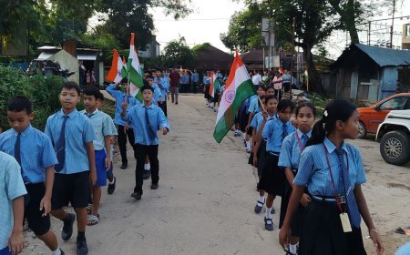 Tiranga Rally Held in Panjiham to Mark 80th Independence Day Celebrations