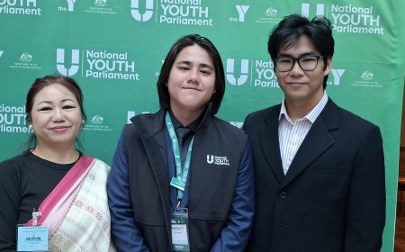 Nokthor Tripura Represents Constituency as Youth MP in Australian National Parliament