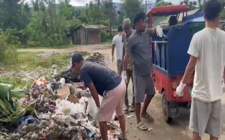 43rd TTAADC Foundation Day Observed at Dasda; Cleanliness Drive Held at Kumbal Hathai Bazar