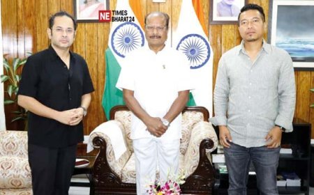 TTAADC CEM Runiel Debbarma Meets Governor, Seeks Early Assent to Pending Bills