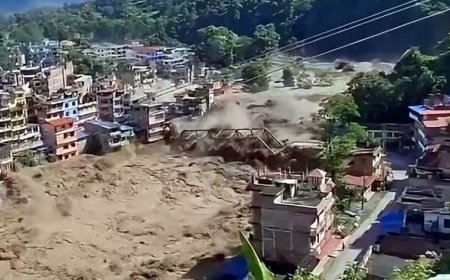 Nepal-Tibet Border Flash Floods Leave Hundreds Dead, Rescue Operations Underway