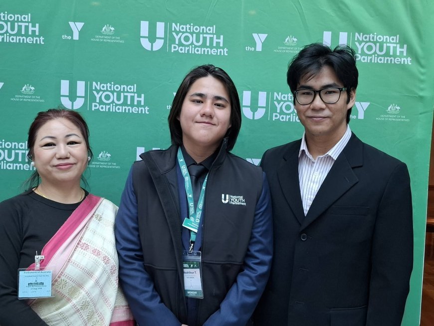 Nokthor Tripura Represents Constituency as Youth MP in Australian National Parliament