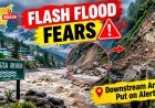 Flash Flood Fears Along Teesta as Landslide Partially Blocks River in Sikkim; Downstream Areas Put on Alert