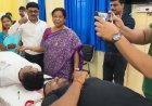 Voluntary Blood Donation Camp Held in Teliamura to Mark PM Modi’s Birthday Under 'Seva Sankalp Abhiyan'