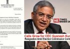 CEC Gyanesh Kumar Faces Growing Calls for Resignation