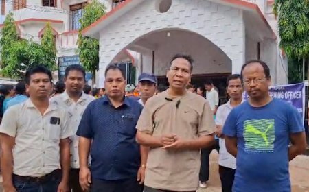 Tipra Motha Holds Mega Rally in Bakma Killa Ahead of Village Council Elections